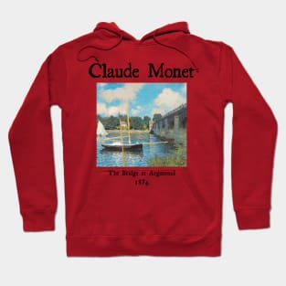 The bridge at Argenteuil by Claude Monet Hoodie